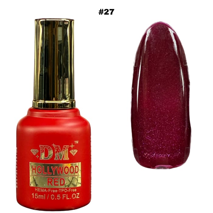 DM Hollywood Red Collection #01 - #36 (HEMA + TPO Free) - OceanNailSupply