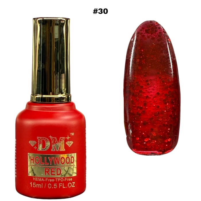 DM Hollywood Red Collection #01 - #36 (HEMA + TPO Free) - OceanNailSupply