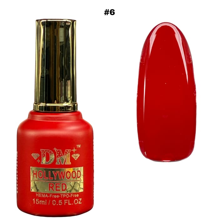 DM Hollywood Red Collection #01 - #36 (HEMA + TPO Free) - OceanNailSupply
