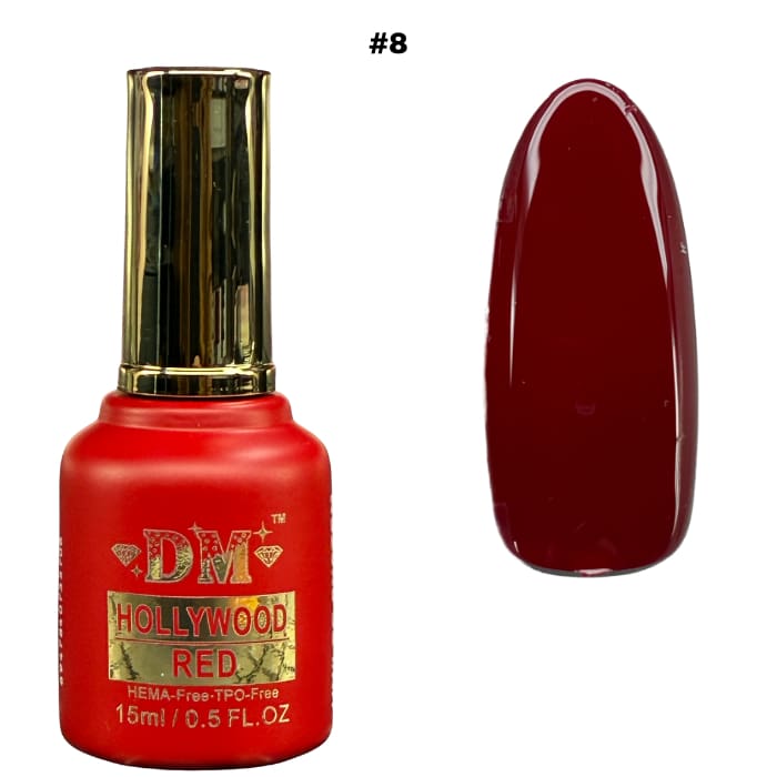 DM Hollywood Red Collection #01 - #36 (HEMA + TPO Free) - OceanNailSupply