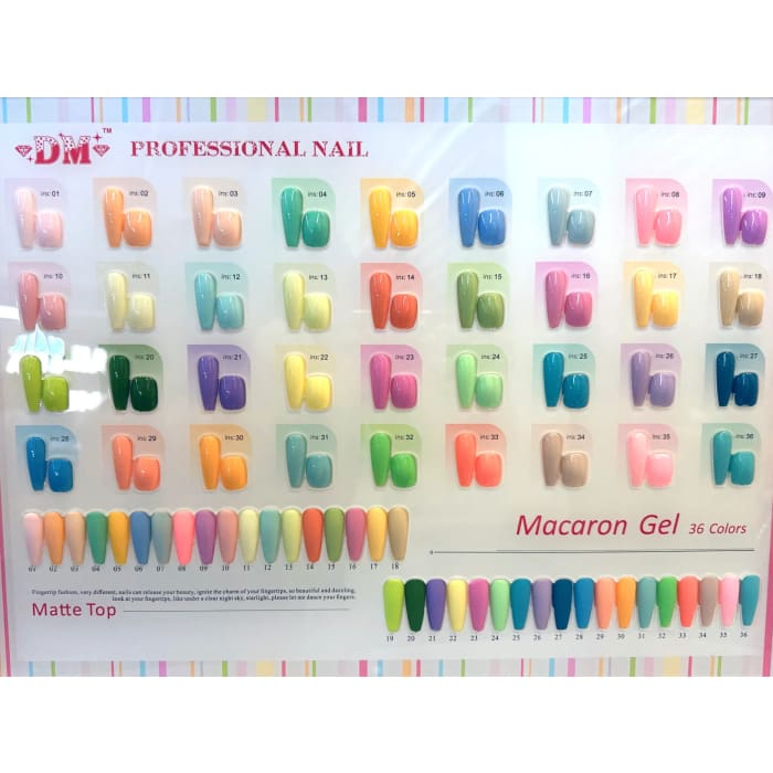 DM Macaron Collection #01 - #36 - OceanNailSupply