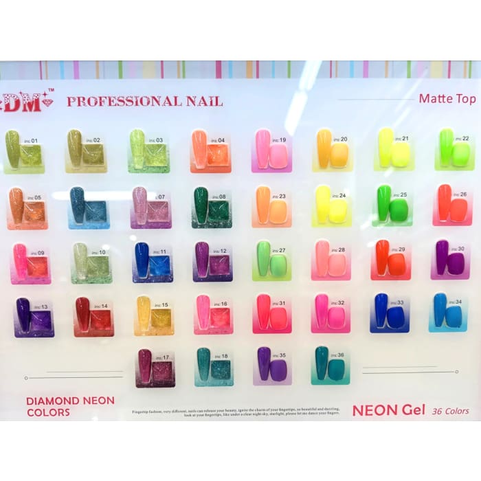 DM Neon Collection - #01 - #36 - OceanNailSupply