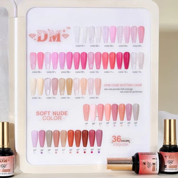 DM Soft Nude Collection - #01 - #36 OceanNailSupply DM Soft Nude Collection - #01 - #36 OceanNailSupply