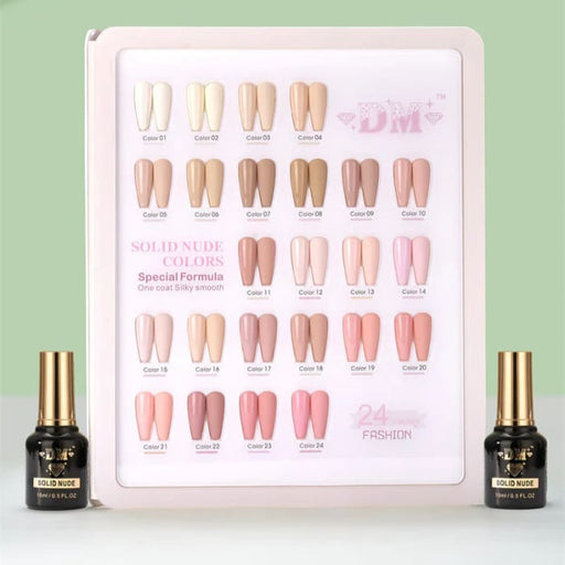 DM Solid Nude Collection - #01 - #24 - OceanNailSupply