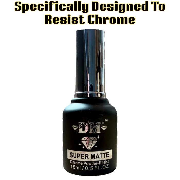 DM Super Matte Top Coat Gel (Chrome Resistant) - OceanNailSupply