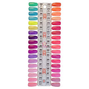 DND DC Duo Matching Color - Full set 36 colors #254 - 289 w/ Color Chart #8 - OceanNailSupply