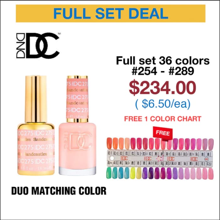 DND DC Duo Matching Color Full set 36 colors 254 289 w/ Color