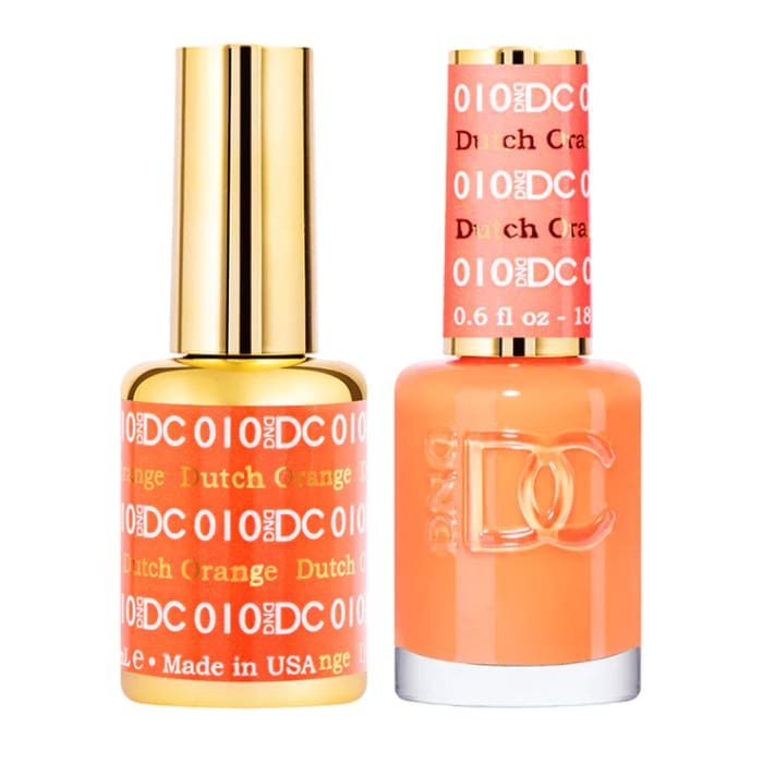 DND DC Matching Pair - 010 DUTCH ORANGE - OceanNailSupply