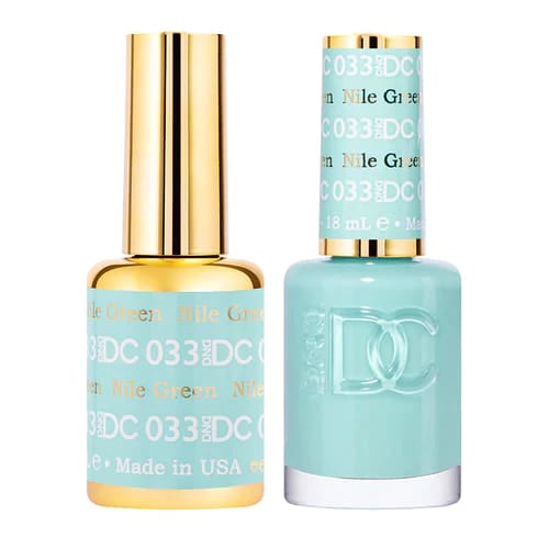 DND DC Matching Pair - 033 NILE GREEN - OceanNailSupply