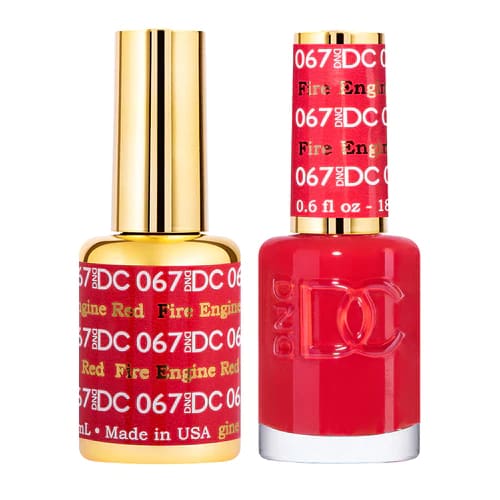 DND DC Matching Pair - 067 FIRE ENGINE RED - OceanNailSupply