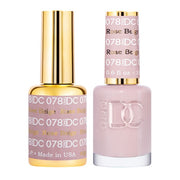 DND DC Matching Pair - 078 ROSE BEIGE - OceanNailSupply