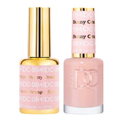 DND DC Matching Pair - 084 SUNNY ORANGE - OceanNailSupply