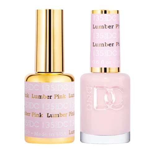 DND DC Matching Pair - 135 LUMBER PINK - OceanNailSupply
