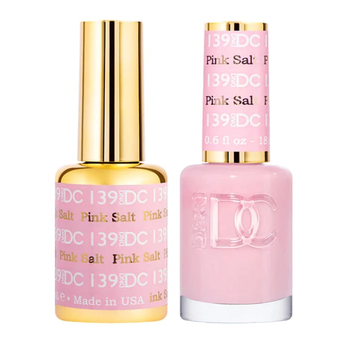 DND DC Matching Pair - 139 PINK SALT - OceanNailSupply