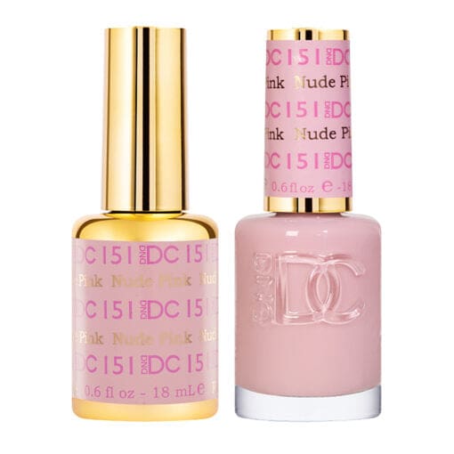 DND DC Matching Pair - 151 Nude Pink - OceanNailSupply