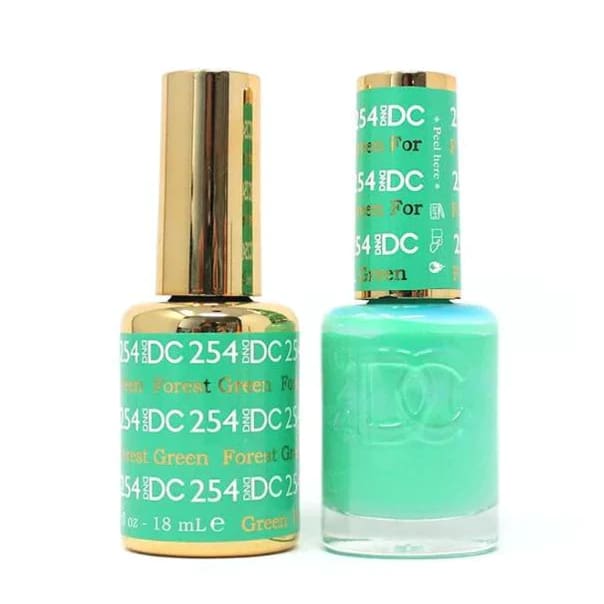 DND DC Matching Pair - 254 FOREST GREEN - OceanNailSupply