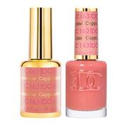 DND DC Matching Pair - Creamy Collection - 163 Cappuccino - OceanNailSupply