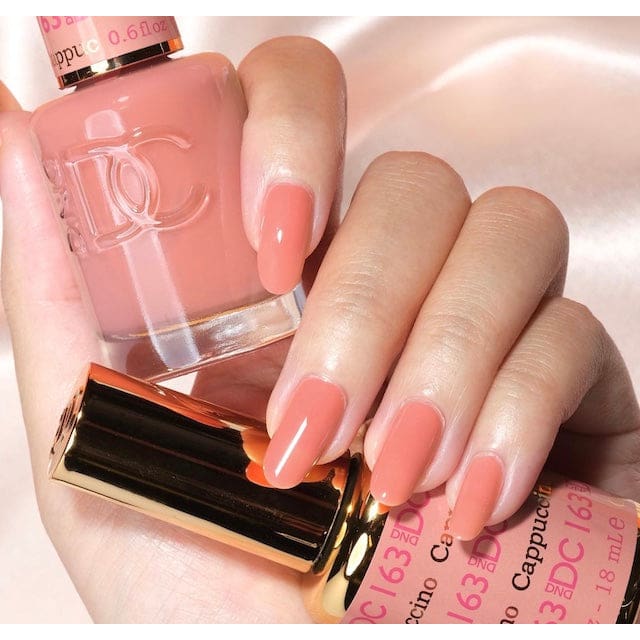 DND DC Matching Pair - Creamy Collection - 163 Cappuccino - OceanNailSupply