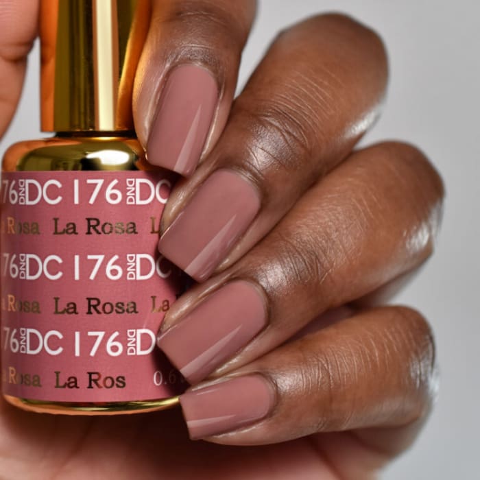 DND DC Matching Pair - Creamy Collection - 176 La Rosa - OceanNailSupply