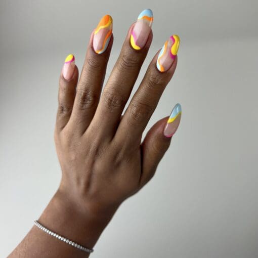 DND DC Matching Pair - Free Spirit Collection - 2539 Citrus Affairs - OceanNailSupply