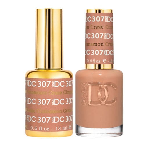 DND DC Matching Pair - Guilty Pleasures Collections - 307 Cinnamon Craze - OceanNailSupply