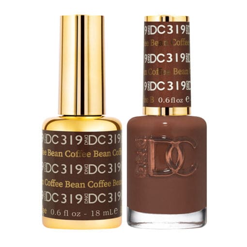 DND DC Matching Pair - Guilty Pleasures Collections - 319 Coffee Bean - OceanNailSupply