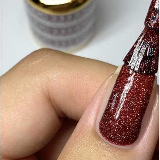 DND DC Mermaid Collection - 233 Merlot - OceanNailSupply