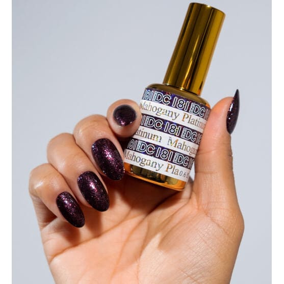 DND DC Platinum Collection - 181 Mahogany - OceanNailSupply
