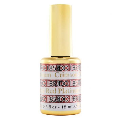 DND DC Platinum Collection - 185 Crimson - OceanNailSupply