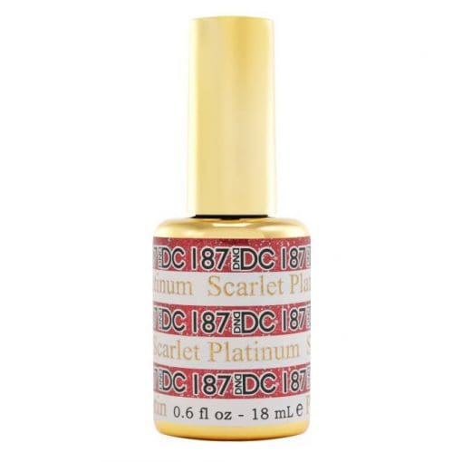 DND DC Platinum Collection - 187 Scarlet - OceanNailSupply