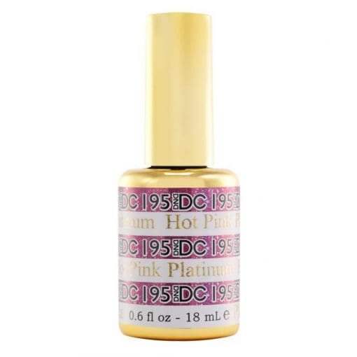 DND DC Platinum Collection - 195 Hot Pink - OceanNailSupply