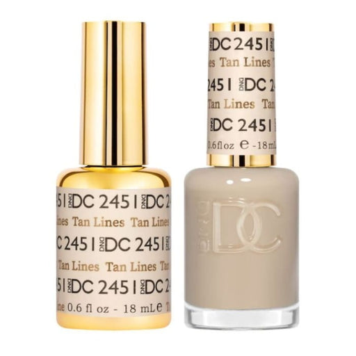 DND DC Sheer Collection 2024 - 2451 Tan Lines OceanNailSupply