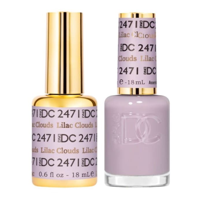 DND DC Sheer Collection 2024 - 2471 Lilac Clouds — OceanNailSupply