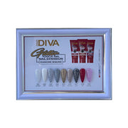 DND Diva Glitter Touch Gel (Polygel) - G03 Rainbow - OceanNailSupply