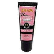 DND Diva Pure Touch Gel (Polygel) - P07 Black Black - OceanNailSupply