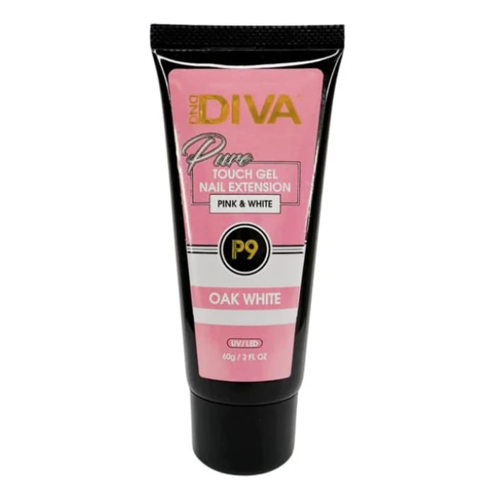 DND Diva Pure Touch Gel (Polygel) - P09 Oak White - OceanNailSupply