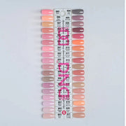 DND Duo Matching Color - Full set 36 colors - 6 #585 - #621 w/ 1 Color Chart - OceanNailSupply