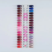 DND Duo Matching Color - Full set 36 colors - 8 #674 - #710 w/ 1 Color Chart - OceanNailSupply