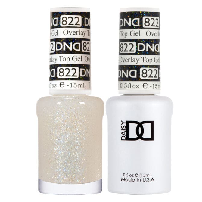 DND Duo Matching Color - OVERLAY GLITTER TOP GELS Collection - 822 - OceanNailSupply