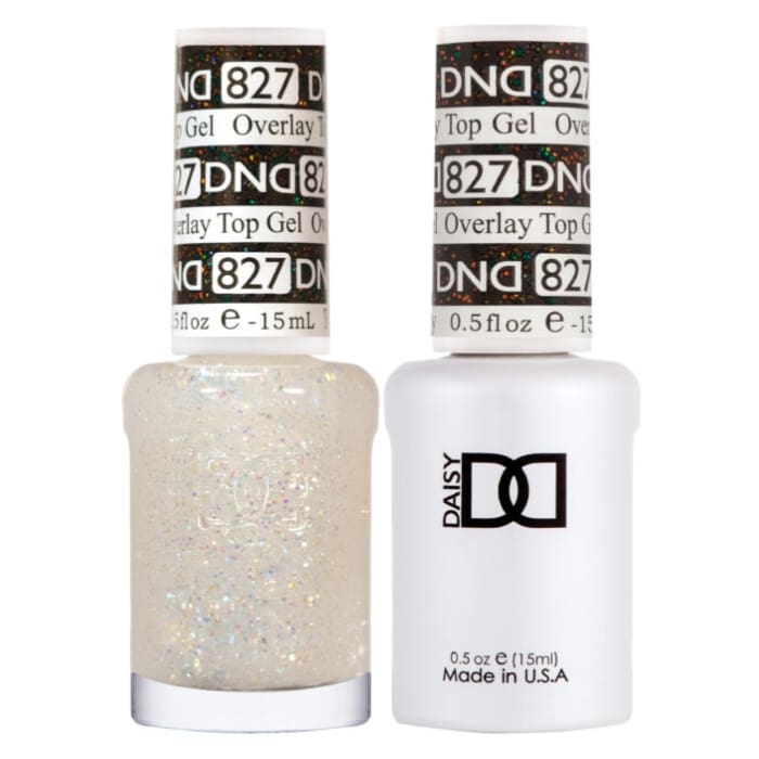 DND Duo Matching Color - OVERLAY GLITTER TOP GELS Collection - 827 - OceanNailSupply