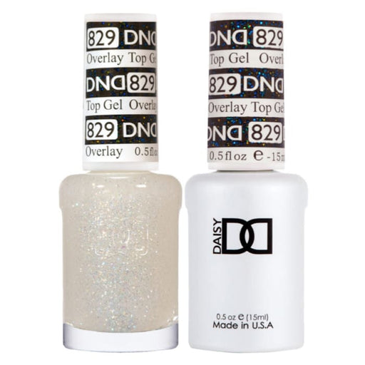 DND Duo Matching Color - OVERLAY GLITTER TOP GELS Collection - 829 - OceanNailSupply
