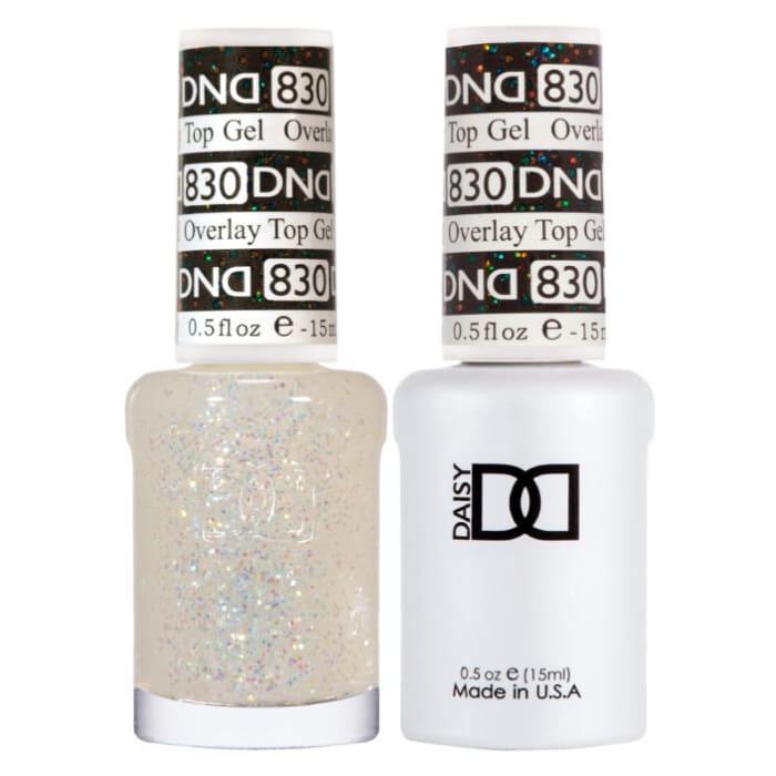 DND Duo Matching Color - OVERLAY GLITTER TOP GELS Collection - 830 - OceanNailSupply