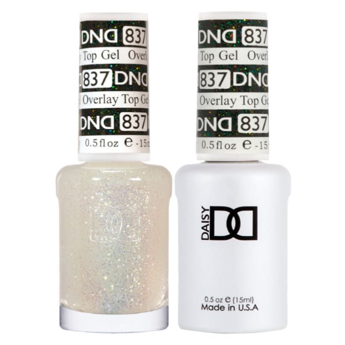 DND Duo Matching Color - OVERLAY GLITTER TOP GELS Collection - 837 - OceanNailSupply