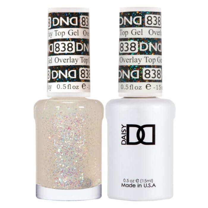 DND Duo Matching Color - OVERLAY GLITTER TOP GELS Collection - 838 - OceanNailSupply