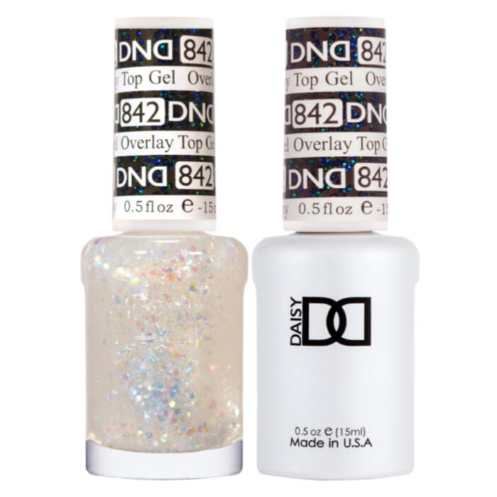 DND Duo Matching Color - OVERLAY GLITTER TOP GELS Collection - 842 - OceanNailSupply