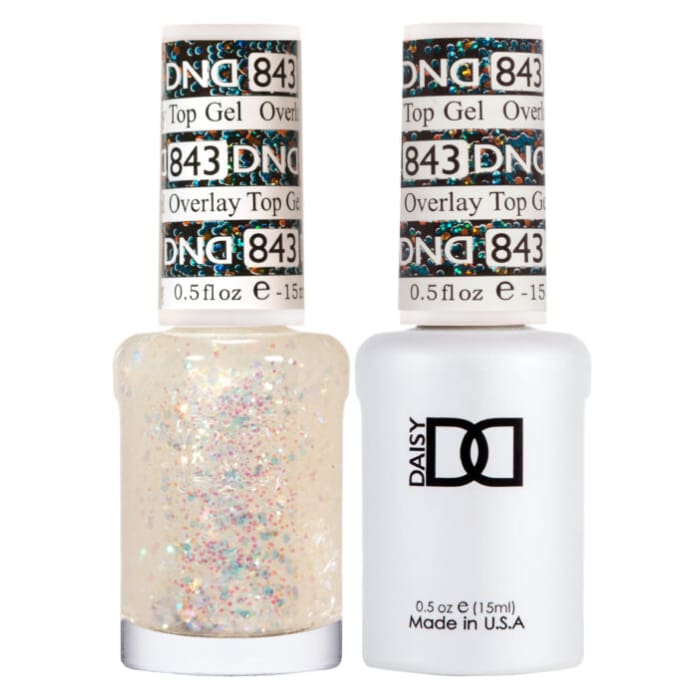 DND Duo Matching Color - OVERLAY GLITTER TOP GELS Collection - 843 - OceanNailSupply