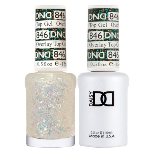 DND Duo Matching Color - OVERLAY GLITTER TOP GELS Collection - 846 - OceanNailSupply