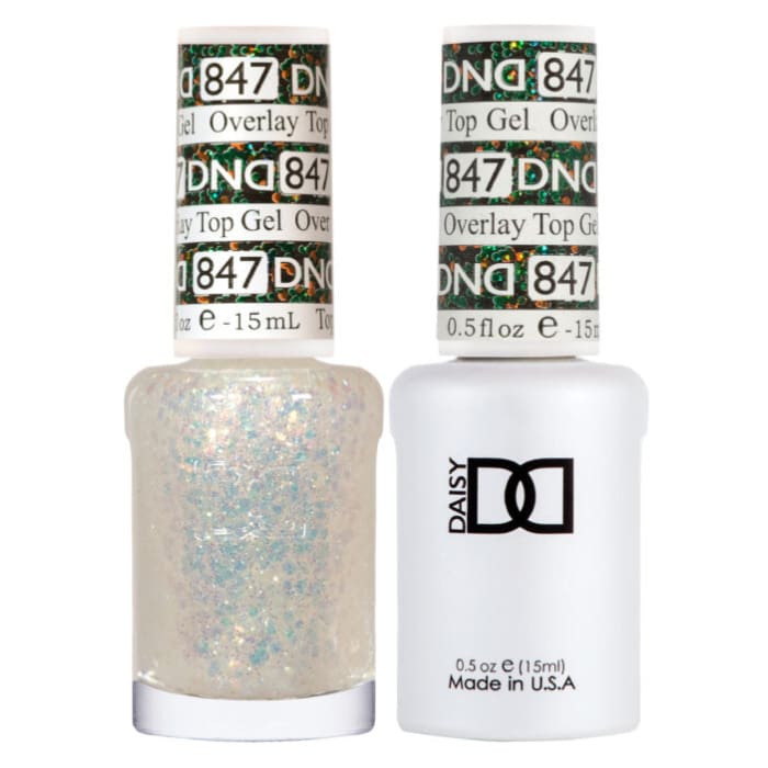 DND Duo Matching Color - OVERLAY GLITTER TOP GELS Collection - 847 - OceanNailSupply