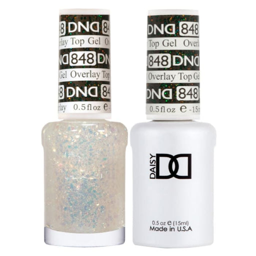 DND Duo Matching Color - OVERLAY GLITTER TOP GELS Collection - 848 - OceanNailSupply