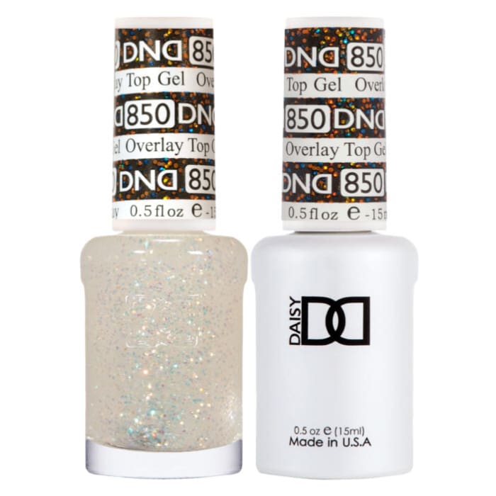 DND Duo Matching Color - OVERLAY GLITTER TOP GELS Collection - 850 - OceanNailSupply